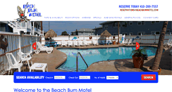 Desktop Screenshot of beachbummotel.com