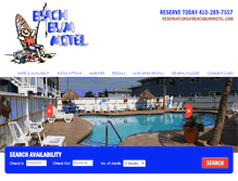 Tablet Screenshot of beachbummotel.com
